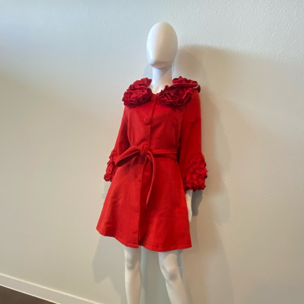 Engine Red Winter Coat - Picture 4 of 12